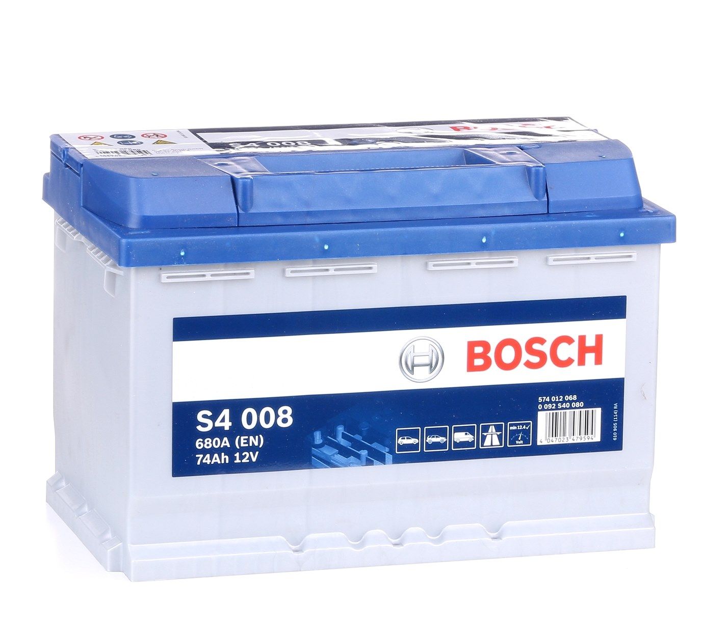 Batterie L3 Bosch - S4008 - 74Ah  Batteries Varta - Batterie voiture  marrakech - Batterie Casablanca - Batterie Bosch ou Electra - Batterie  solaire - Batterie Agadir