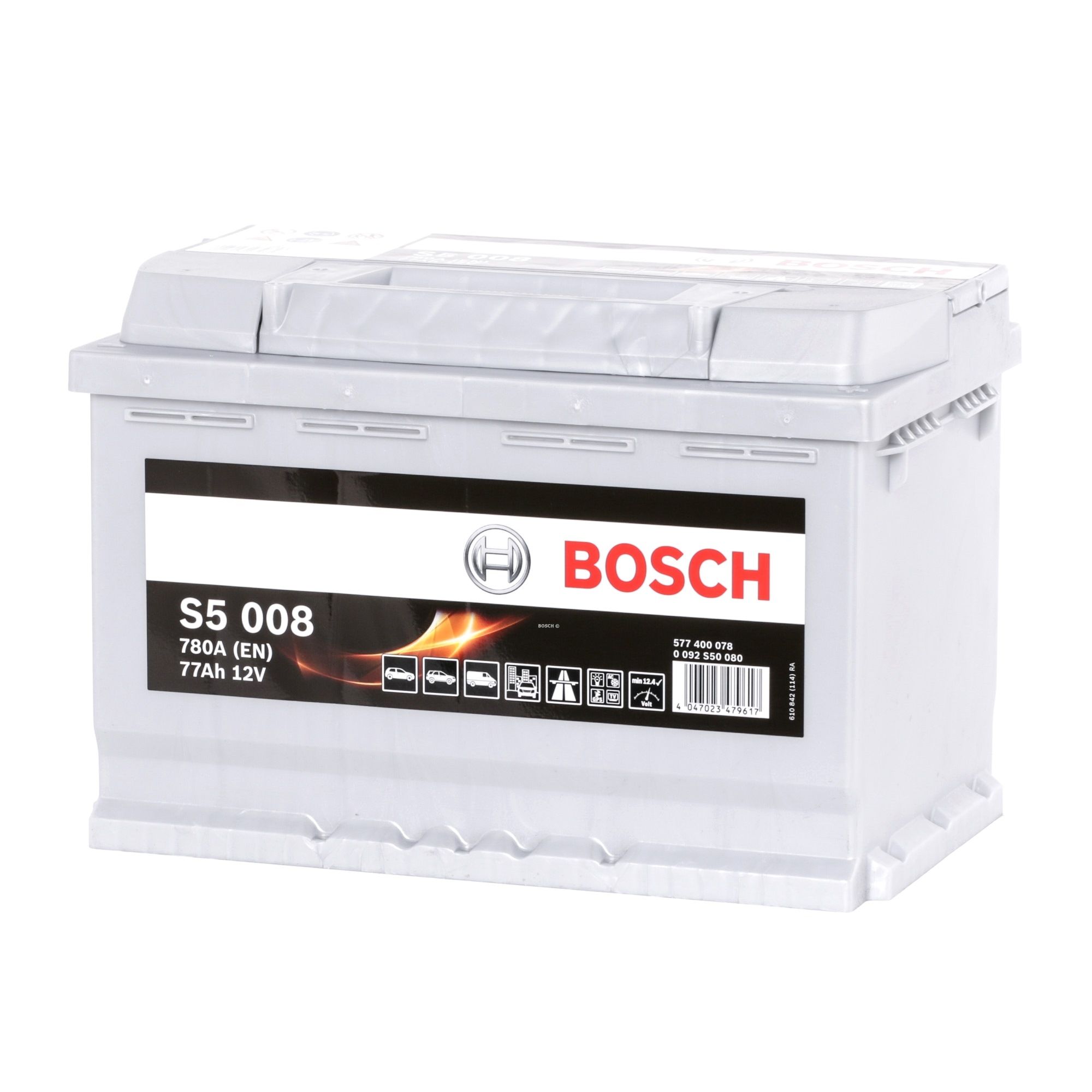 BOSCH S5 008 77ah 780A – Tomobile Store