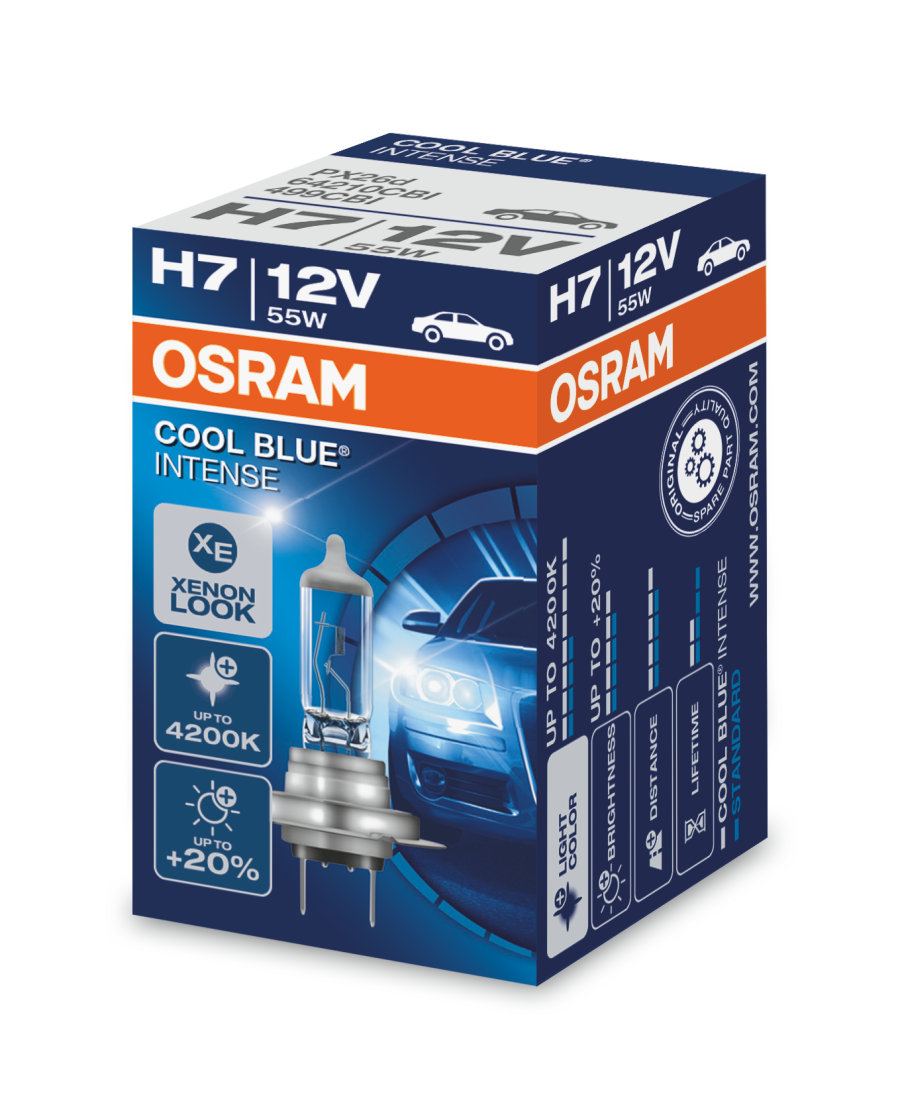 OSRAM H7 Cool blue intense aspect xénon – Tomobile Store
