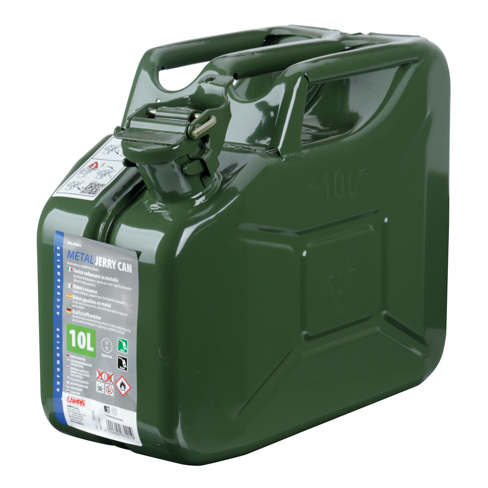 Military type metal fuel jerrycan – 10 L