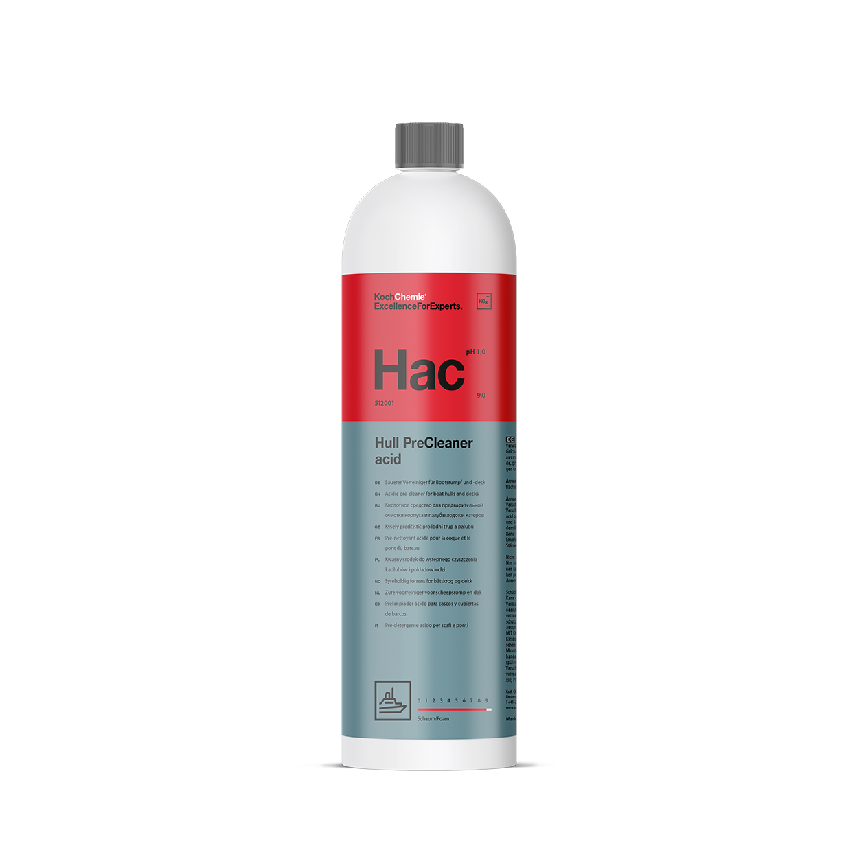 KOCH CHEMIE Acid pre-cleaner for boat hull and deck