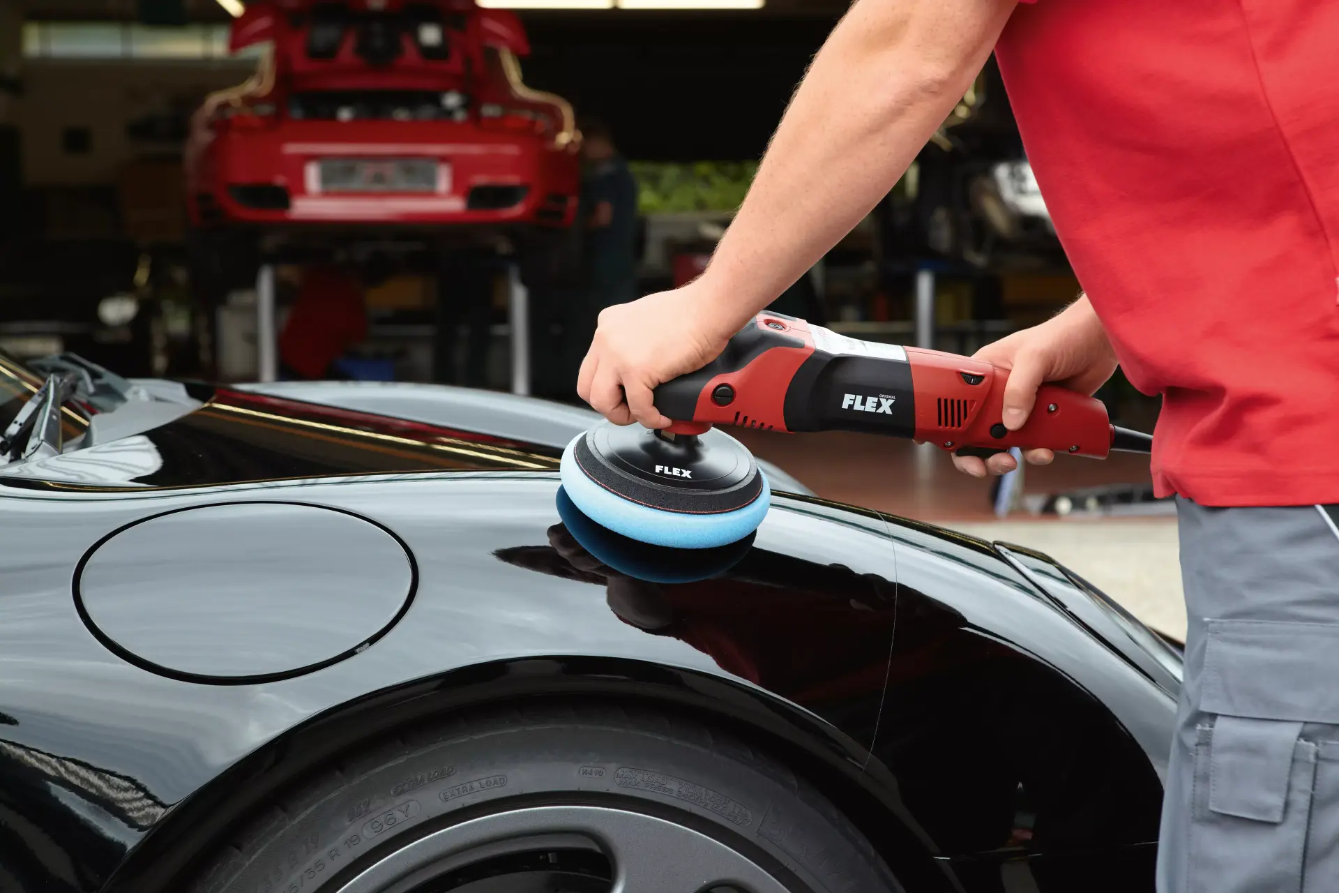 FLEX Polisher Variable-speed with a high torque