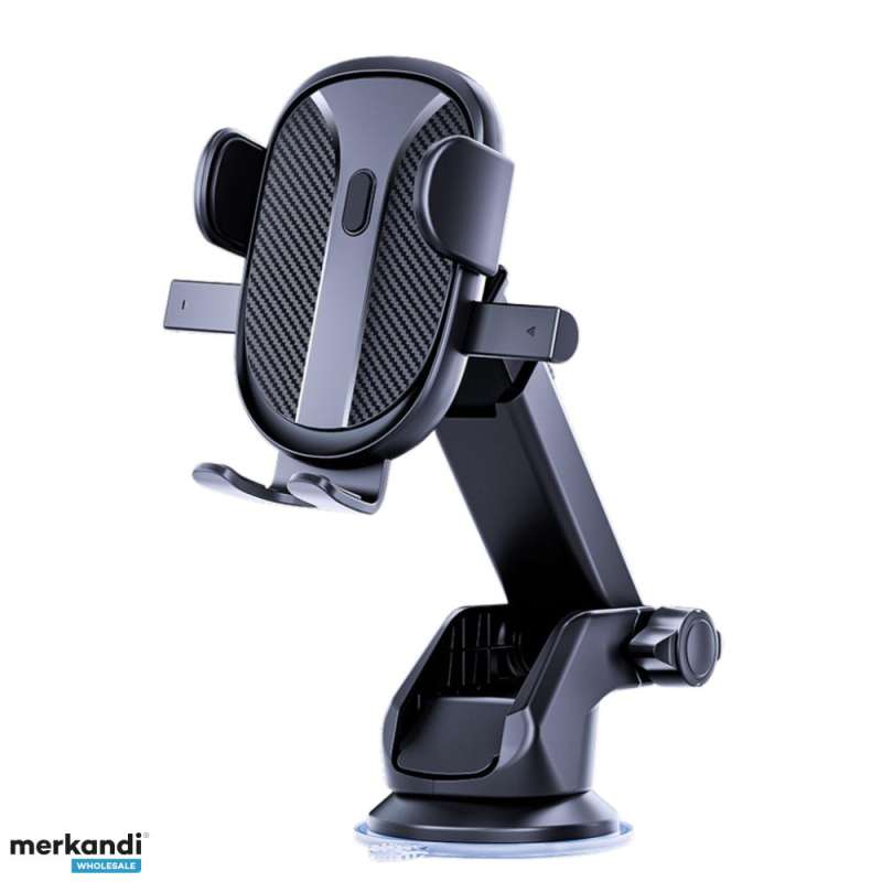 Suction cup phone holder for window and adjustable dashboard