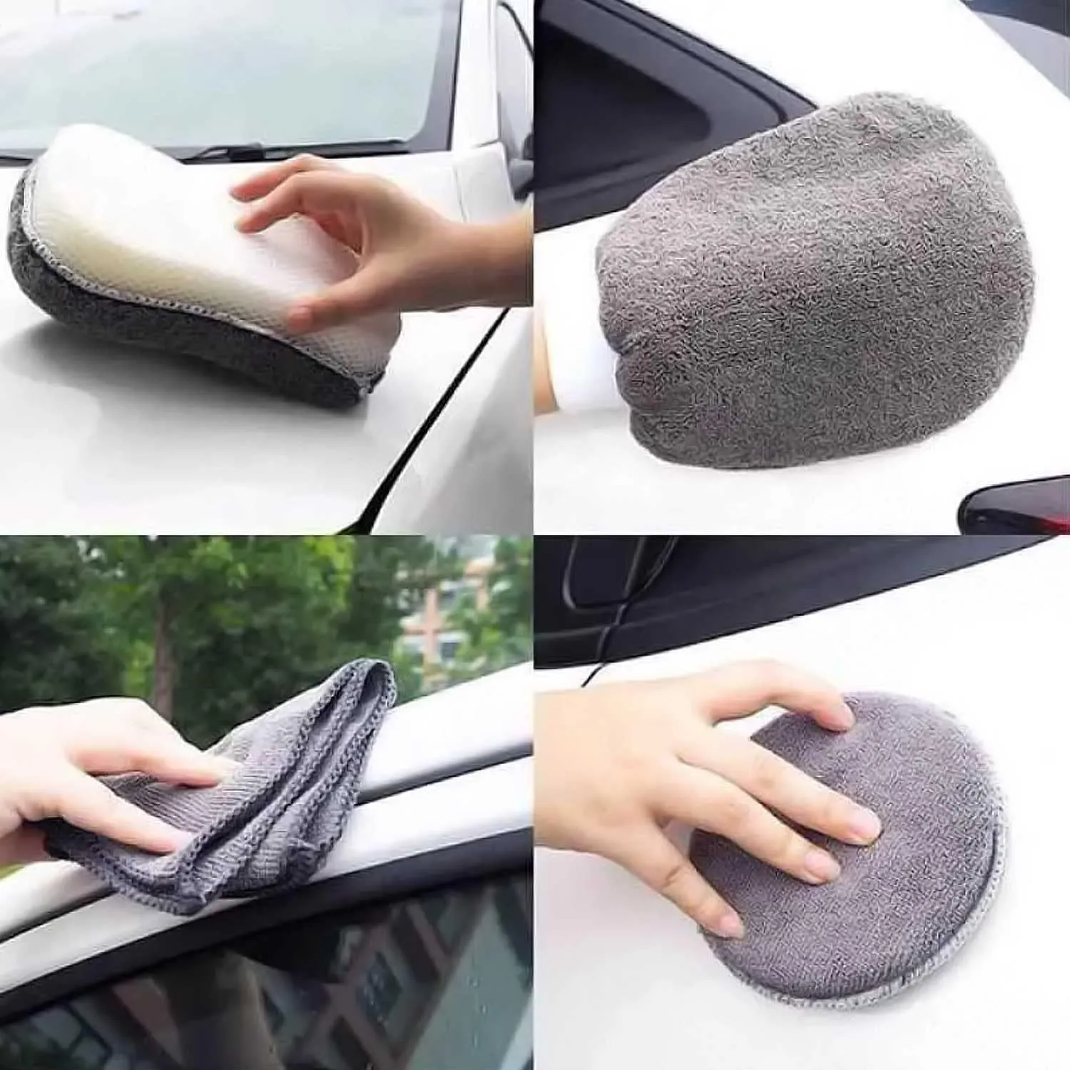 9-piece microfiber car wash kit