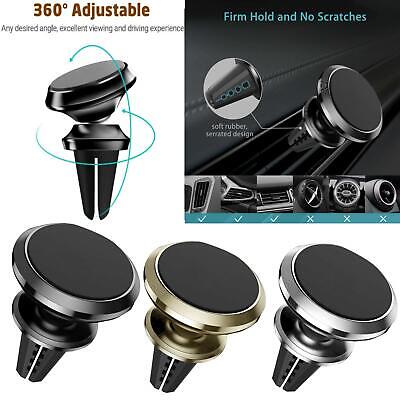 Magnetic phone holder for 360° air vent
