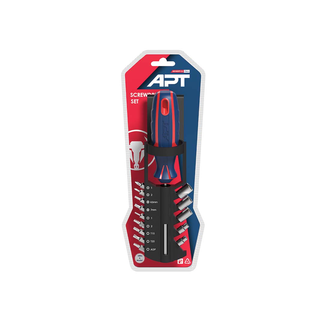 APT Screwdriver bit set 15 pieces