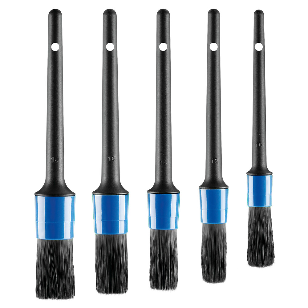 Pro Detail Kit of 5 professional detailing brushes