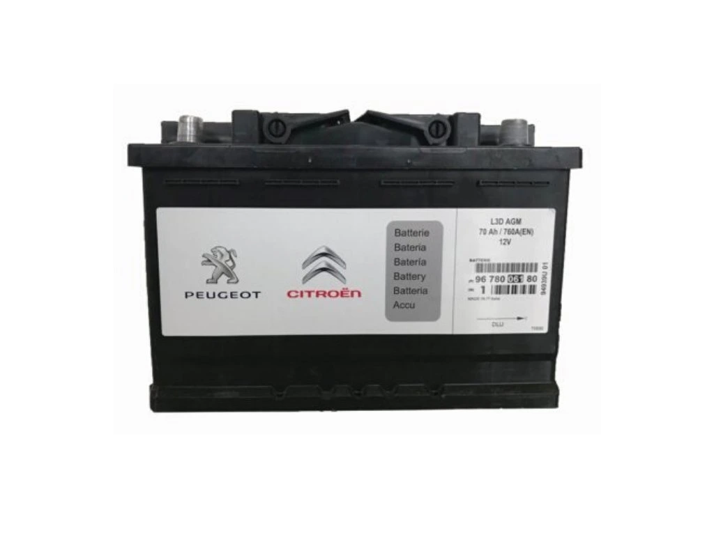 Original Peugeot Citroen PSA 70AH 800A L3 battery