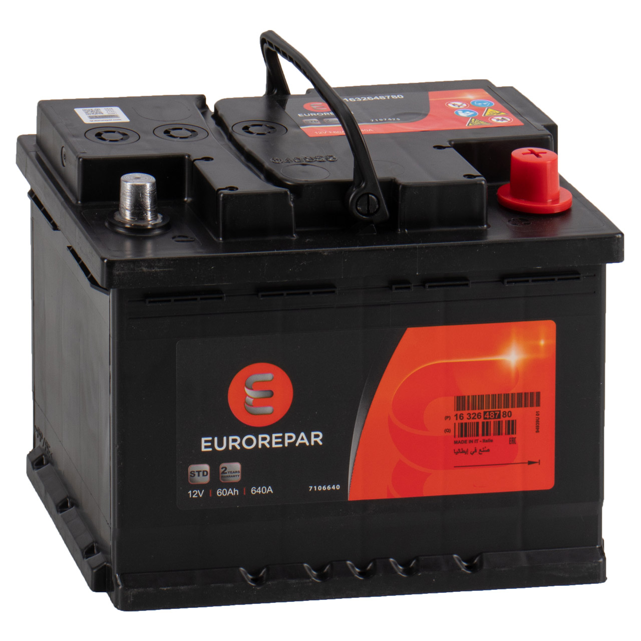 EUROREPAR battery 60AH 540A L2
