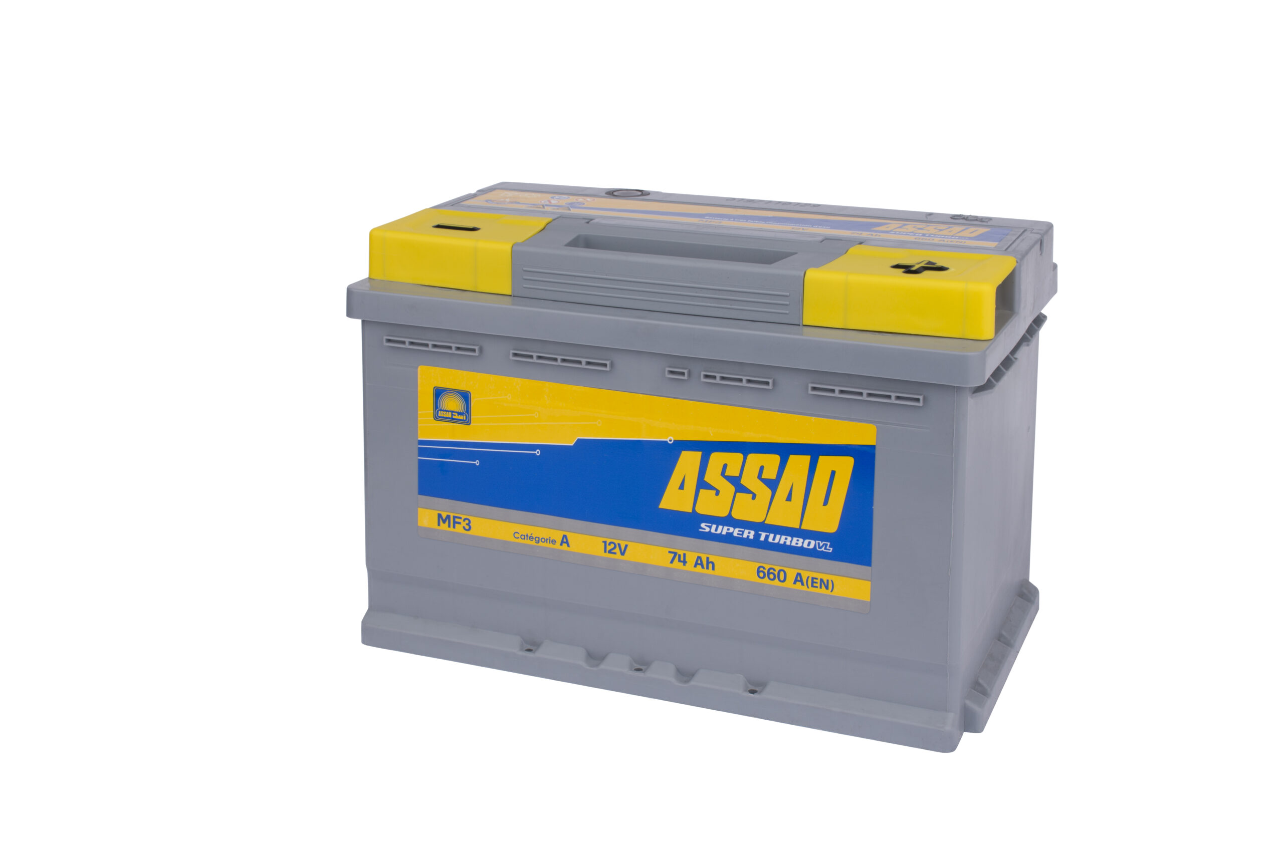 ASSAD Turbo MF3 74ah 660A battery
