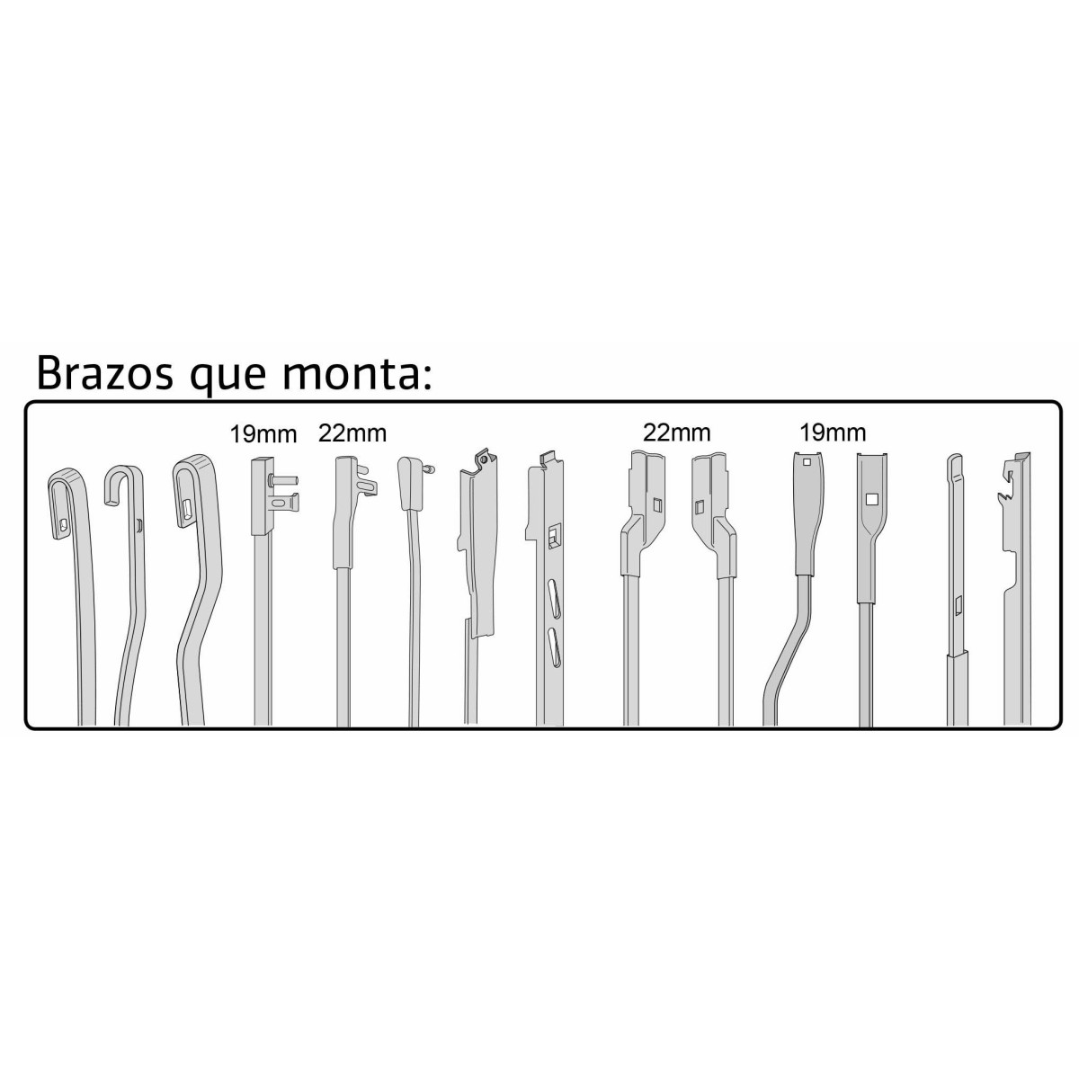 Universal Front Wiper Blade 1 pc
