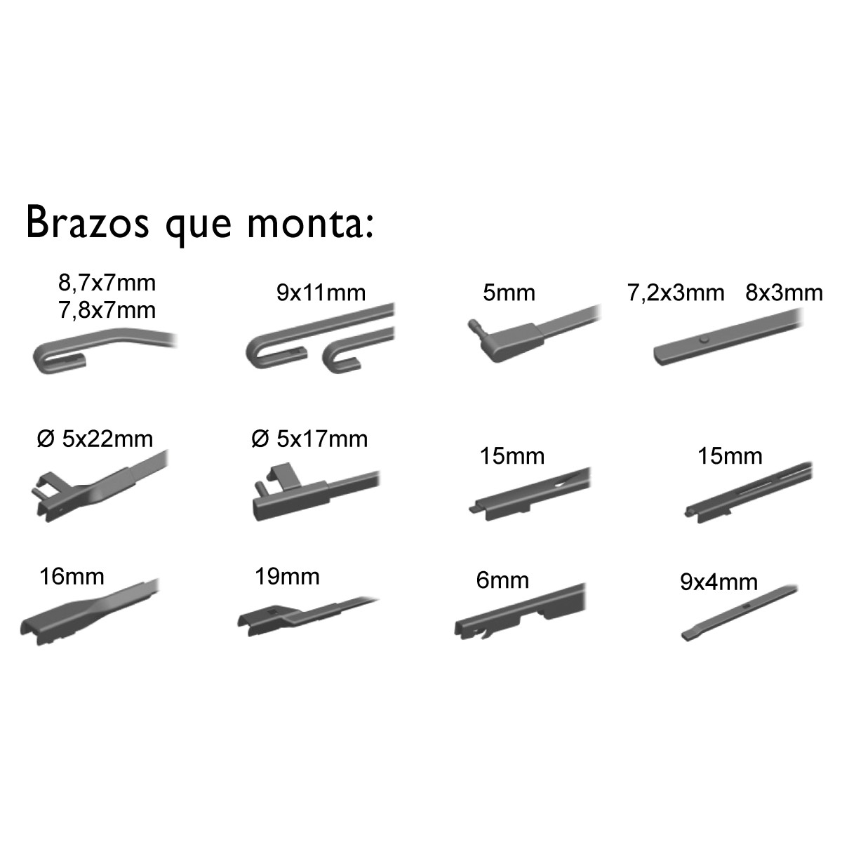 Universal Front Wiper Blade 1 pc
