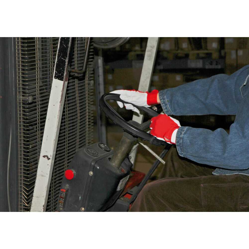 Gants pour mécanique en cuir Revers 100 % en coton – Image 3