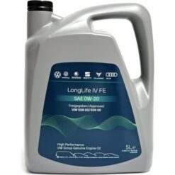 VOLKSWAGEN Huile d’Origine VAG LongLife IV FE 0W-20 – 508.00 / 509.00