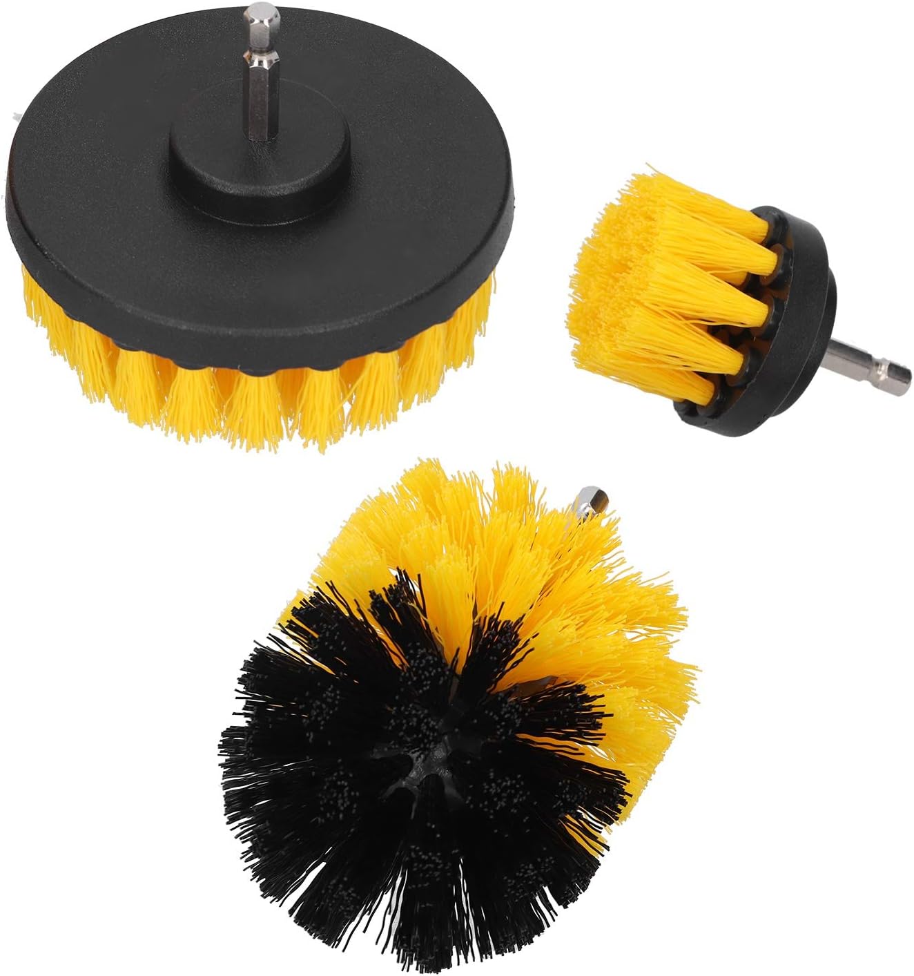Kit of 3 brushes for screwdriver