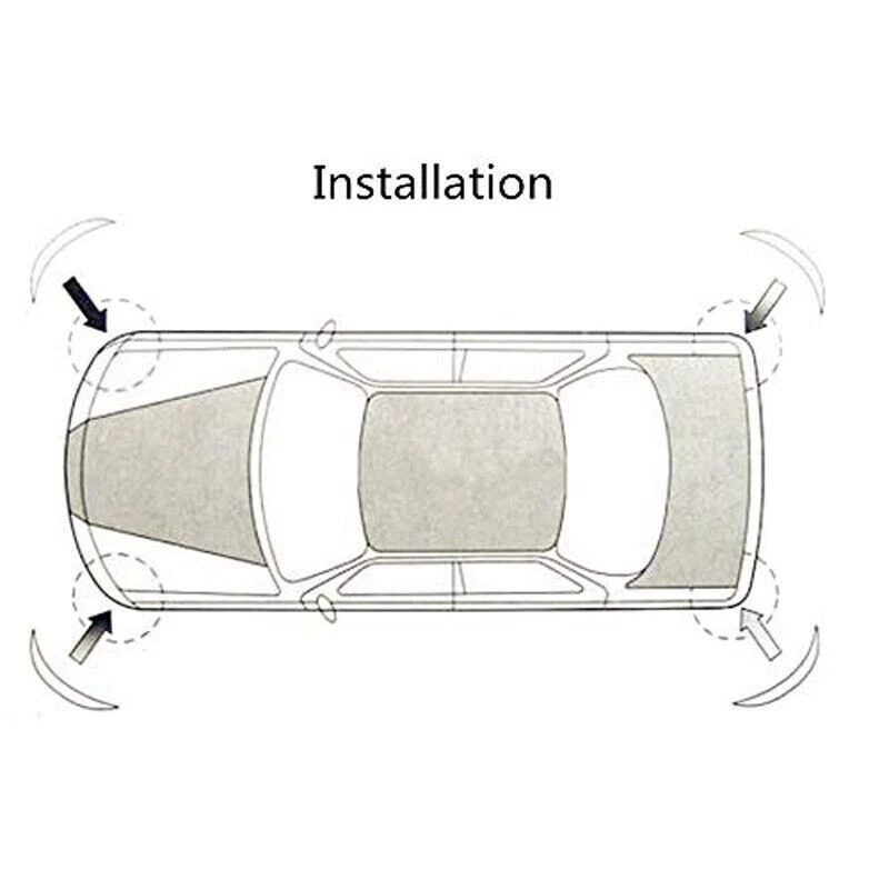 Carbon Bumper Protection – Universal Anti-Collision Strip 2 pieces