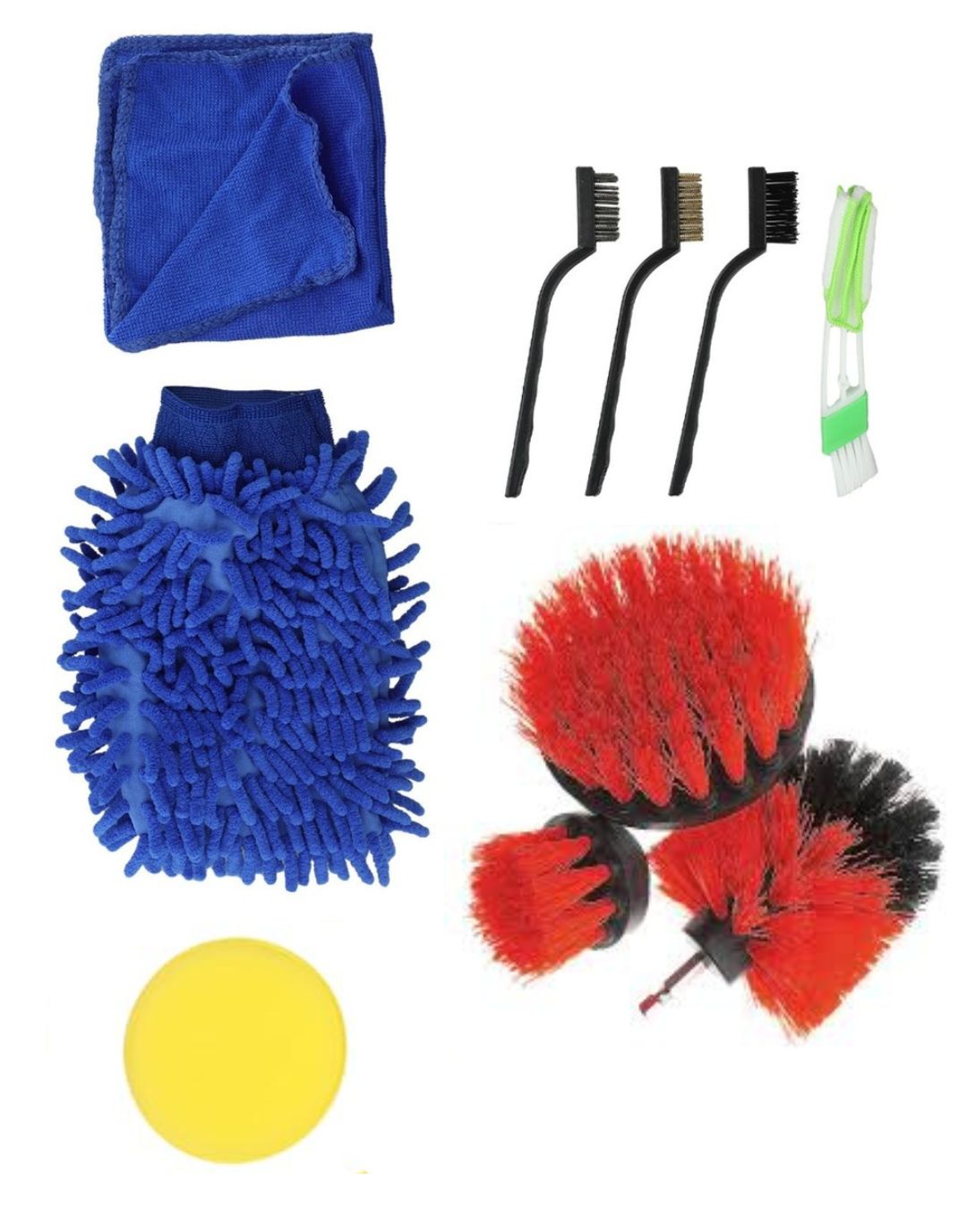 Detailing accessories pack 10 pieces