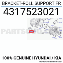 support boite av kia