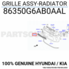 calandre bonde chrome kia