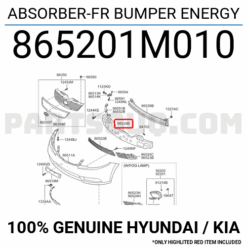 absorbeur pare-choc av kia