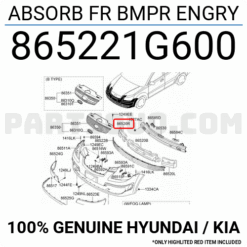 absorbeur av kia rio