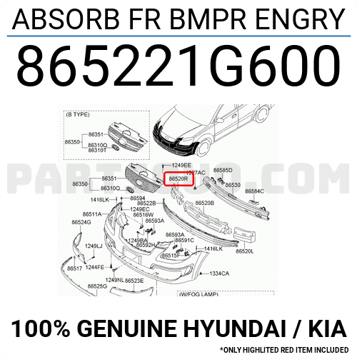 absorbeur av kia rio