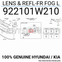 feu antibrouillard g kia rio