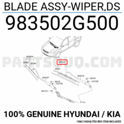 balai essui glace kia