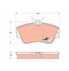 kit de plaquettes de frein, frein