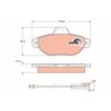 kit de plaquettes de frein, frein