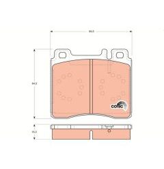 kit de plaquettes de frein, frein