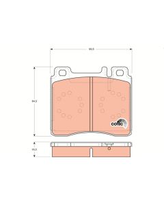 kit de plaquettes de frein, frein