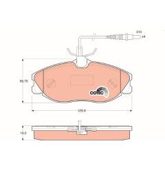 kit de plaquettes de frein, frein