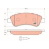 kit de plaquettes de frein, frein