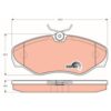 kit de plaquettes de frein, frein