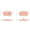 kit de plaquettes de frein, frein