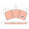kit de plaquettes de frein, frein