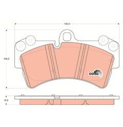 kit de plaquettes de frein, frein