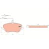 kit de plaquettes de frein, frein