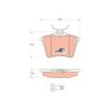 kit de plaquettes de frein, frein