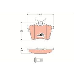 kit de plaquettes de frein, frein