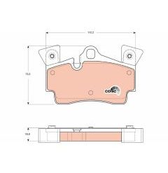 kit de plaquettes de frein, frein
