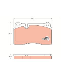 kit de plaquettes de frein, frein