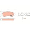 kit de plaquettes de frein, frein