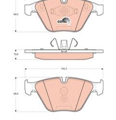 kit de plaquettes de frein, frein