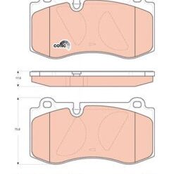 kit de plaquettes de frein, frein