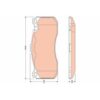 kit de plaquettes de frein, frein