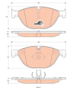 kit de plaquettes de frein, frein