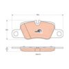kit de plaquettes de frein, frein