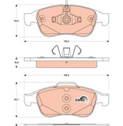 kit de plaquettes de frein, frein